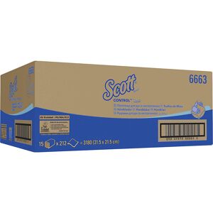 Scott Control Faltpapierhandtücher, 1-lagig, weiß, VE 3180 Stk Kimberly-Clark Scott Control Faltpapierhandtücher, 1-lagig, weiß, VE 3180 Stk Kimberly-Clark