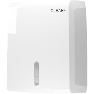 Faltpapierspender Clear+, für 400 Tücher, weiß CWS Faltpapierspender Clear+, für 400 Tücher, weiß CWS
