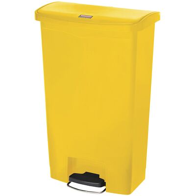 Treteimer SLIM JIM®, aus Polyethylen, 68 l, gelb Rubbermaid Treteimer SLIM JIM®, aus Polyethylen, 68 l, gelb Rubbermaid
