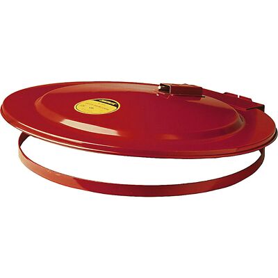 Sicherheits-Fassdeckel, für 200-l-Fässer, rot Justrite Sicherheits-Fassdeckel, für 200-l-Fässer, rot Justrite