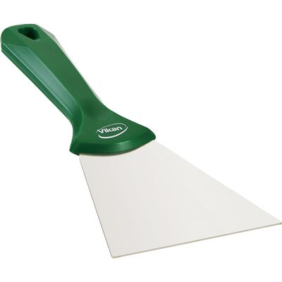 Handschaber mit Edelstahlblatt, Breite 100 mm, VE 10 Stk, grün Vikan Handschaber mit Edelstahlblatt, Breite 100 mm, VE 10 Stk, grün Vikan
