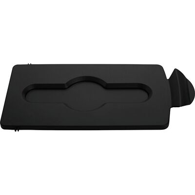 Deckeleinsatz, geschlossen, schwarz Rubbermaid Deckeleinsatz, geschlossen, schwarz Rubbermaid