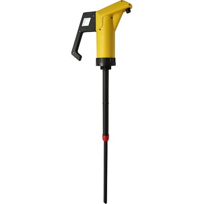 Kanister-/Fass-Handpumpe, für Säuren, gelb, 0,3 l/Hub, ab 5 Stk Jessberger Kanister-/Fass-Handpumpe, für Säuren, gelb, 0,3 l/Hub, ab 5 Stk Jessberger