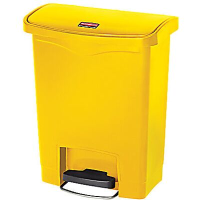 Rubbermaid Slim Jim Pedal-Mülleimer - 30L, Gelb, Für Innenbereich Rubbermaid Slim Jim Pedal-Mülleimer - 30L, Gelb, Für Innenbereich