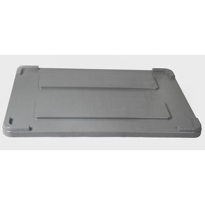 kaiserkraft Deckel aus Polyethylen, für LxB 1200 x 800 mm, 550-l-Behälter, grau, ab 5 Stk kaiserkraft Deckel aus Polyethylen, für LxB 1200 x 800 mm, 550-l-Behälter, grau, ab 5 Stk