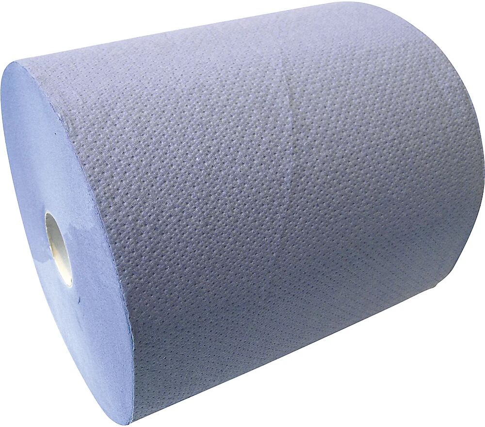 CWS Papierhandtuchrolle Zellstoff, blau, 3-lagig Breite 203 mm, VE à 6 Rollen