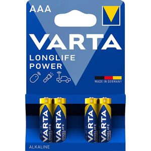 VARTA LONGLIFE Power Batterie, Baugröße AAA, VE 4 Stk, ab 10 VE