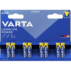 VARTA LONGLIFE Power Batterie, Baugröße AAA, VE 8 Stk, ab 10 VE