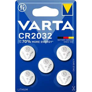 VARTA LITHIUM Knopfzelle, CR2032, VE 5 Stk, ab 10 VE