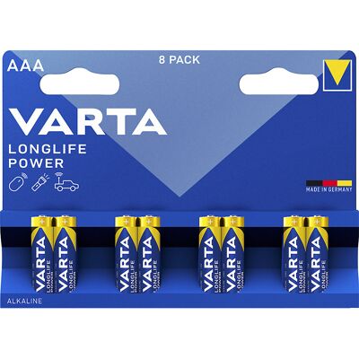 Varta LR03 - AAA Alkaline Batterien - 8er Pack Varta LR03 - AAA Alkaline Batterien - 8er Pack