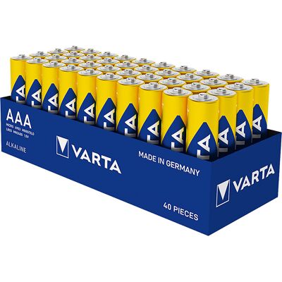 LONGLIFE Power Batterie, Baugröße AAA, VE 40 Stk VARTA LONGLIFE Power Batterie, Baugröße AAA, VE 40 Stk VARTA