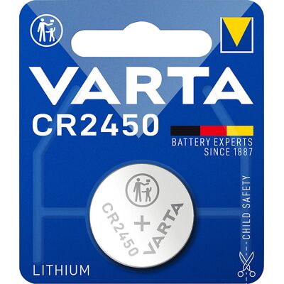 LITHIUM Knopfzelle, CR2450, ab 10 Stk VARTA LITHIUM Knopfzelle, CR2450, ab 10 Stk VARTA