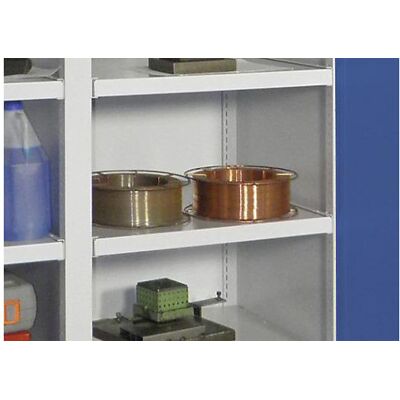 Einlegeboden, pulverbeschichtet, für Schwerlastschrank mit Trennwand, grau Pavoy Einlegeboden, pulverbeschichtet, für Schwerlastschrank mit Trennwand, grau Pavoy