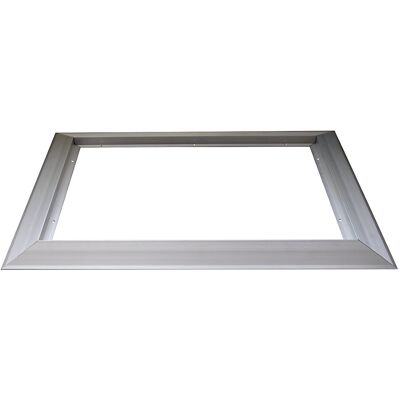 Aluminiumrahmen, abgeschrägt, für Aluprofilmatte, für LxB 585 x 385 mm Miltex Aluminiumrahmen, abgeschrägt, für Aluprofilmatte, für LxB 585 x 385 mm Miltex