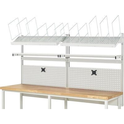 System-Aufbau-Komplettset 3, für Werkbank, Breite 2500 mm RAU System-Aufbau-Komplettset 3, für Werkbank, Breite 2500 mm RAU