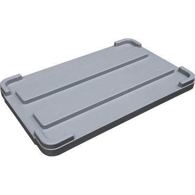 Deckel für Altbatterie-Box, für Inhalt 525 l, LxB 1215 x 815 mm, grau CEMO Deckel für Altbatterie-Box, für Inhalt 525 l, LxB 1215 x 815 mm, grau CEMO