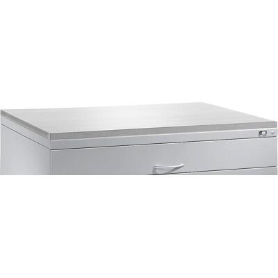 Abdeckplatte, für Format DIN A0, lichtgrau RAL 7035, Gewicht 23,5 kg C+P Abdeckplatte, für Format DIN A0, lichtgrau RAL 7035, Gewicht 23,5 kg C+P