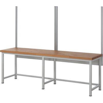 System-Stützensatz, 4 System-Stützen, für Werktisch-Breite 2500 mm RAU System-Stützensatz, 4 System-Stützen, für Werktisch-Breite 2500 mm RAU
