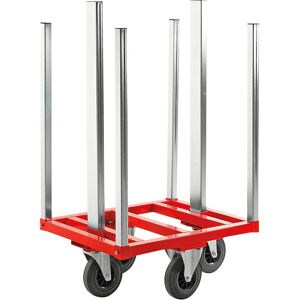Kongamek Transportwagen - 800x600x1215mm - Rot - Transportwagen Kongamek Transportwagen - 800x600x1215mm - Rot - Transportwagen