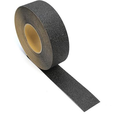 Antirutsch-Band, selbstklebend, VE 2 Rollen, schwarz, Breite 50 mm COBA Antirutsch-Band, selbstklebend, VE 2 Rollen, schwarz, Breite 50 mm COBA