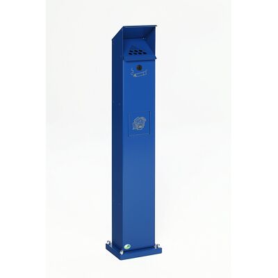 Kombiascher-Säule, Volumen 5 l, BxHxT 180 x 1150 x 150 mm, enzianblau VAR Kombiascher-Säule, Volumen 5 l, BxHxT 180 x 1150 x 150 mm, enzianblau VAR