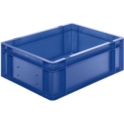 kaiserkraft Euro-Format-Stapelbehälter, Wände und Boden geschlossen, LxBxH 400 x 300 x 145 mm, blau, VE 5 Stk kaiserkraft Euro-Format-Stapelbehälter, Wände und Boden geschlossen, LxBxH 400 x 300 x 145 mm, blau, VE 5 Stk