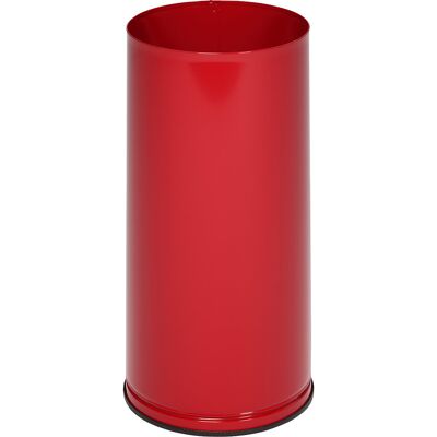 Schirmständer, Höhe 610 mm, Vollblech, verzinkt, feuerrot RAL 3000 VAR Schirmständer, Höhe 610 mm, Vollblech, verzinkt, feuerrot RAL 3000 VAR