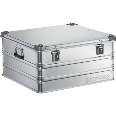 Alu-Transportkiste, Inhalt 150 l, Innen-LxBxH 690 x 640 x 340 mm, in robuster Ausführung ZARGES Alu-Transportkiste, Inhalt 150 l, Innen-LxBxH 690 x 640 x 340 mm, in robuster Ausführung ZARGES