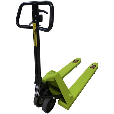 Paletthubwagen EVO, mit Bremse, Lenkräder Vollgummi, Gabellänge 1150 mm, Tandemrollen, ab 5 Stk Pramac Paletthubwagen EVO, mit Bremse, Lenkräder Vollgummi, Gabellänge 1150 mm, Tandemrollen, ab 5 Stk Pramac