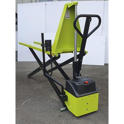 Scherengabelhubwagen, elektrohydraulisch mit Niveauregulierung, Tragfähigkeit 1000 kg, Gabellänge 1800 mm Pramac Scherengabelhubwagen, elektrohydraulisch mit Niveauregulierung, Tragfähigkeit 1000 kg, Gabellänge 1800 mm Pramac