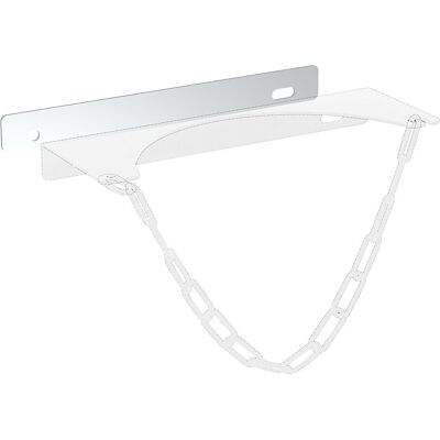 Gitterwand-Befestigungsblech, für Gasflaschen-Wandhalterung für Flaschen-Ø max. 140 mm, für 1 Flasche, ab 5 Stk eurokraft basic Gitterwand-Befestigungsblech, für Gasflaschen-Wandhalterung für Flaschen-Ø max. 140 mm, für 1 Flasche, ab 5 Stk eurokraft basic