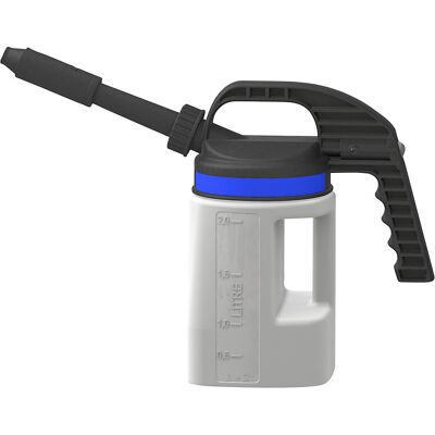 kaiserkraft PE-Universalabfüllkanne LubriFlex, mit 2 Ausläufen, Volumen 2 l, ab 5 Stk kaiserkraft PE-Universalabfüllkanne LubriFlex, mit 2 Ausläufen, Volumen 2 l, ab 5 Stk