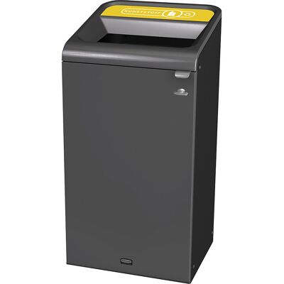 Wertstoffsammler Configure™, verzinkter Stahl, Volumen 125 l, gelb Rubbermaid Wertstoffsammler Configure™, verzinkter Stahl, Volumen 125 l, gelb Rubbermaid