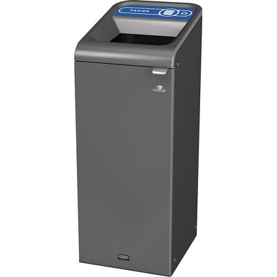 Wertstoffsammler Configure™, verzinkter Stahl, Volumen 87 l, blau Rubbermaid Wertstoffsammler Configure™, verzinkter Stahl, Volumen 87 l, blau Rubbermaid
