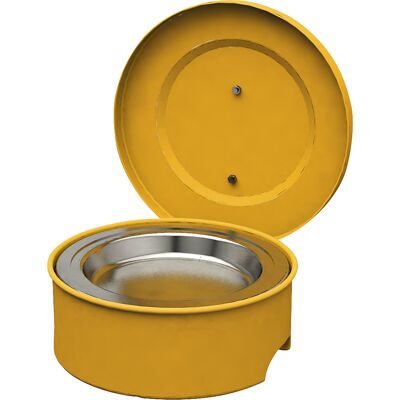 kaiserkraft Kleinteilereiniger mit Erdungsanschluss, Stahl, beschichtet, Inhalt 2 l kaiserkraft Kleinteilereiniger mit Erdungsanschluss, Stahl, beschichtet, Inhalt 2 l