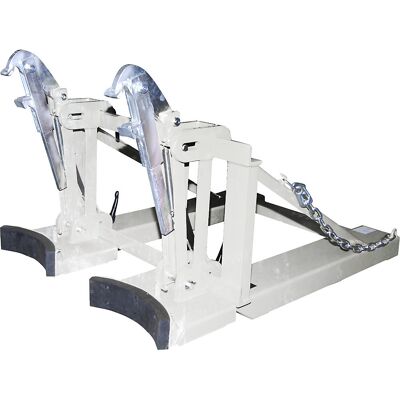 kaiserkraft Fasslifter, für 2 Deckelfässer, verzinkt kaiserkraft Fasslifter, für 2 Deckelfässer, verzinkt