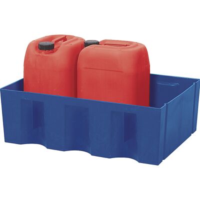 kaiserkraft PE-Auffangwanne für 60-Liter-Fässer, Auffangvolumen 60 l, Boden- / Paletten-Wanne, ohne Gitterrost kaiserkraft PE-Auffangwanne für 60-Liter-Fässer, Auffangvolumen 60 l, Boden- / Paletten-Wanne, ohne Gitterrost