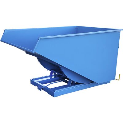 kaiserkraft Schwerlast-Kippbehälter, Traglast 2500 kg, blau, Volumen 2,5 m³ kaiserkraft Schwerlast-Kippbehälter, Traglast 2500 kg, blau, Volumen 2,5 m³