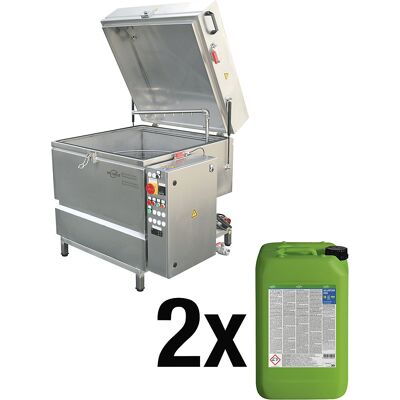 Teilewaschmaschine HTW 800 Set, mit 2 x 20 l Alustar 500, aus Edelstahl Bio-Circle Teilewaschmaschine HTW 800 Set, mit 2 x 20 l Alustar 500, aus Edelstahl Bio-Circle