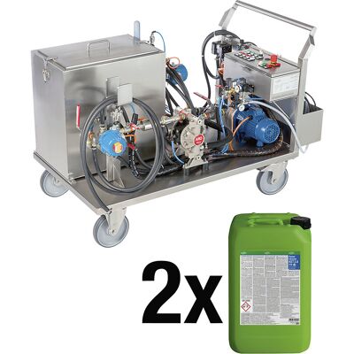 Reinigungsset RWR-80 L KST Dual Automatik, mit 2 x 20 l Power Cleaner KST 2.0, für Kühlkanäle Bio-Circle Reinigungsset RWR-80 L KST Dual Automatik, mit 2 x 20 l Power Cleaner KST 2.0, für Kühlkanäle Bio-Circle