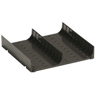 ESD-Schubladeneinteilung, Muldenteile, VE 6 Stk, 2 Mulden, Ø 70 mm, HxBxT 26 x 150 x 150 mm LISTA ESD-Schubladeneinteilung, Muldenteile, VE 6 Stk, 2 Mulden, Ø 70 mm, HxBxT 26 x 150 x 150 mm LISTA