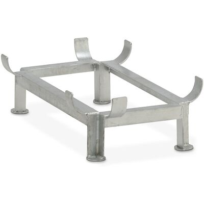 Stahlfußgestell, verzinkt, für LxB 873 x 572 mm, Inhalt 200 Liter CEMO Stahlfußgestell, verzinkt, für LxB 873 x 572 mm, Inhalt 200 Liter CEMO