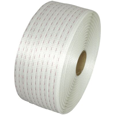 PET-Kraftband, gewebt, für Bandabroller, Kern-Ø 76 mm, Bandbreite 13 mm, VE 2 Stk ratioform PET-Kraftband, gewebt, für Bandabroller, Kern-Ø 76 mm, Bandbreite 13 mm, VE 2 Stk ratioform