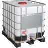 kaiserkraft IBC-Container RECOBULK, UN-Zulassung, Volumen 1000 l, auf Holzpalette, NW Öffnung 225 mm / NW Auslauf 50 mm