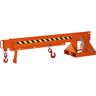 eurokraft pro Teleskoplader, teleskopierbar, Tragfähigkeit 650 - 3000 kg, orange lackiert