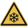 kaiserkraft Warnkennzeichen, Warnung vor Kälte, VE 10 Stk, Folie, Schenkellänge 200 mm
