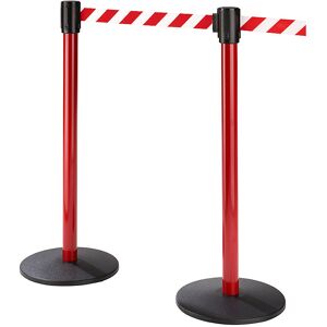 Gurt-Warnständer, VE 2 Stk, Pfosten rot Tensator Gurt-Warnständer, VE 2 Stk, Pfosten rot Tensator