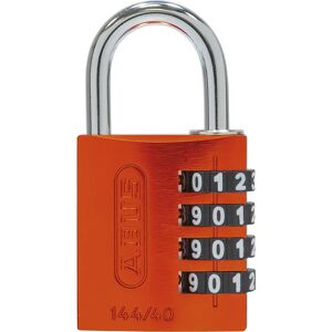 ABUS Zahlenschloss, Aluminium, 144/40 Lock-Tag, VE 6 Stk, orange