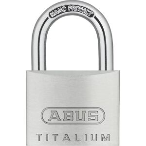 ABUS Zylindervorhängeschloss, 64TI/40 Lock-Tag, VE 12 Stk, silber