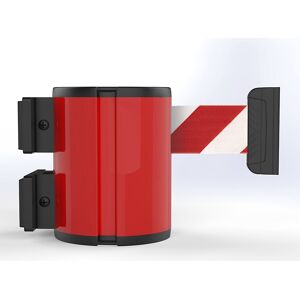 kaiserkraft Gurtkassette aus Aluminium, Wall XXL, Auszug 12 m, Gurtfarbe Rot/Weiß, Gehäusefarbe Rot, magnetisch kaiserkraft Gurtkassette aus Aluminium, Wall XXL, Auszug 12 m, Gurtfarbe Rot/Weiß, Gehäusefarbe Rot, magnetisch